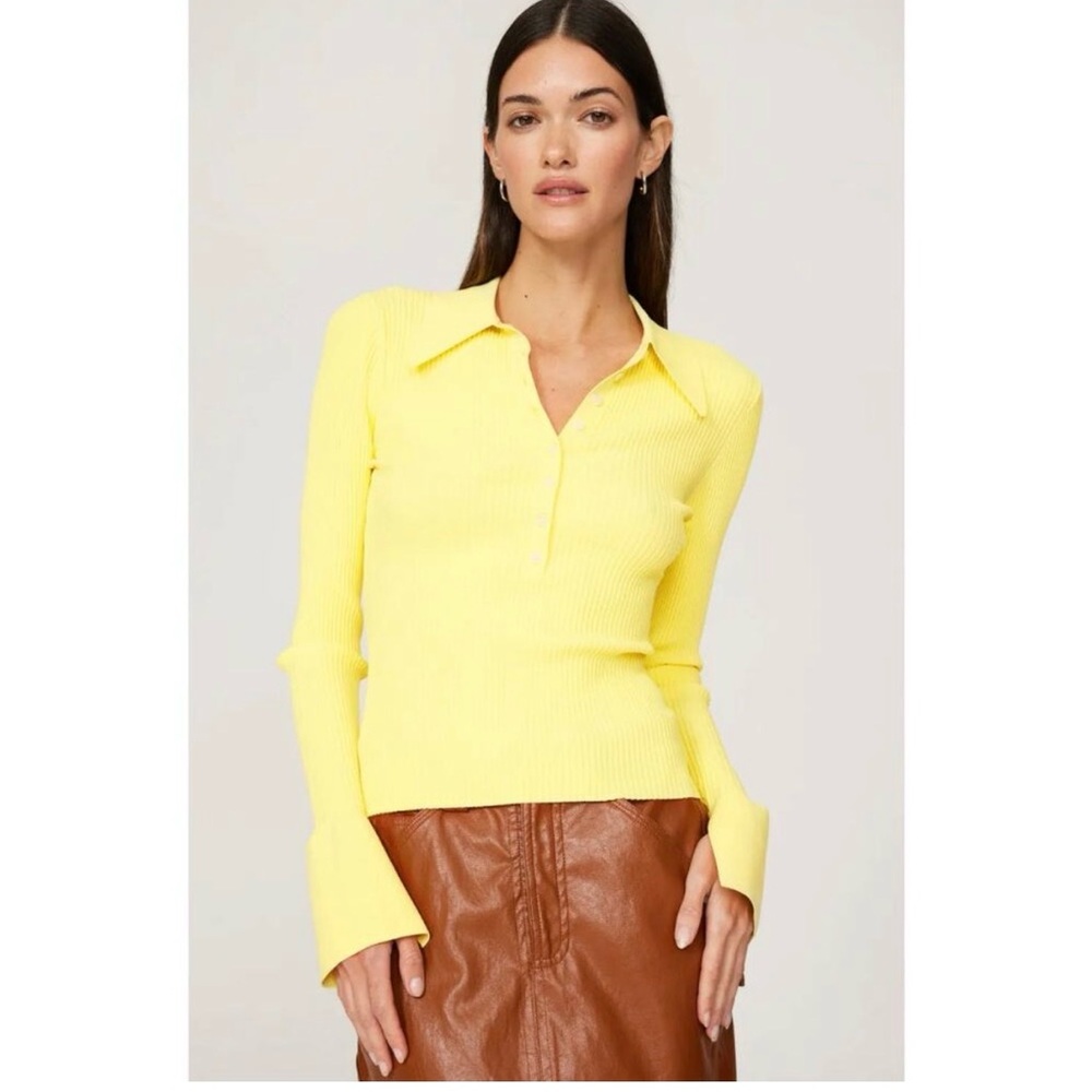 ALC citrine knit Eleanor sweater